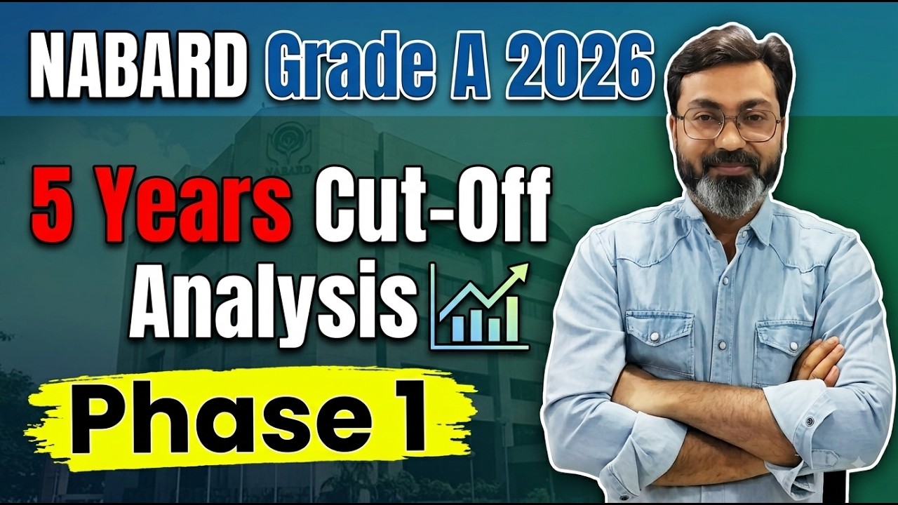 NABARD Grade A Cutoff Analysis I NABARD Grade A 2026 I Manish Sir