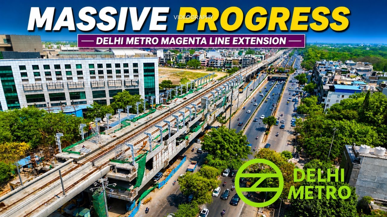 Massive Progress | Package DC-01A DMRC | Delhi Metro Magenta Line Extension