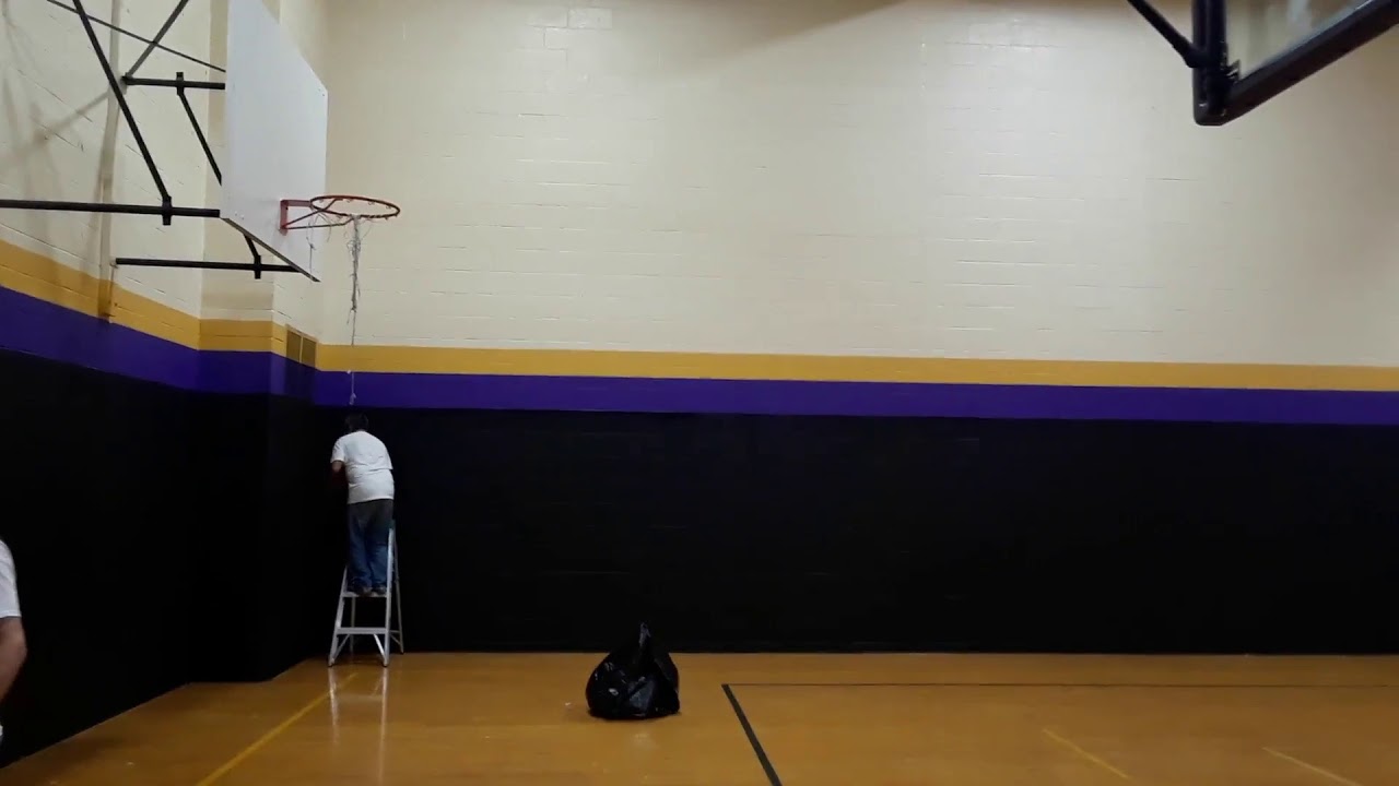 Interior spaces painting south shore high school Brooklyn