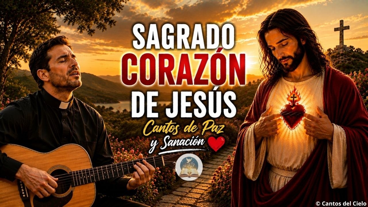 Cantos hermosos al Sagrado Coraz&oacute;n de Jes&uacute;s ❤️ Cantos Cat&oacute;licos de Paz y Sanaci&oacute;n para el Alma