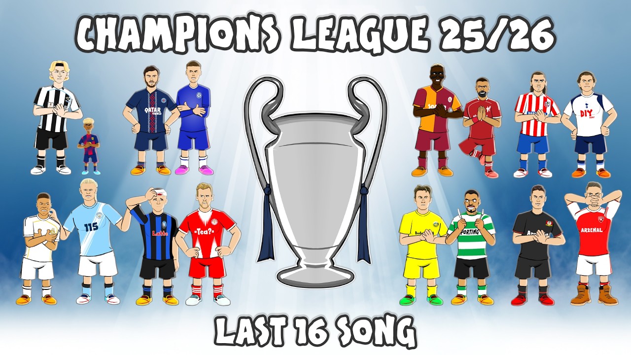 CHAMPIONS LEAGUE LAST 16 SONG🏆 Champions League 25/26