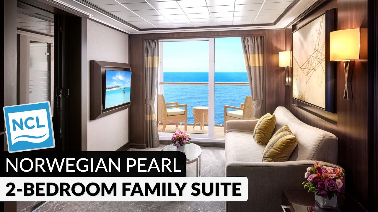NCL Pearl | 2-Bedroom Deluxe Family Suite with Balcony Full Tour & Review 4K | Category S4