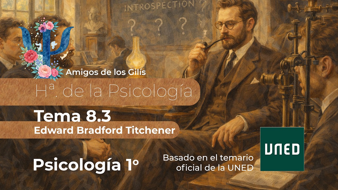 Tema 8.3. Edward Bradford Titchener. Hª de la Psicología de 1º de Psicología de la UNED.