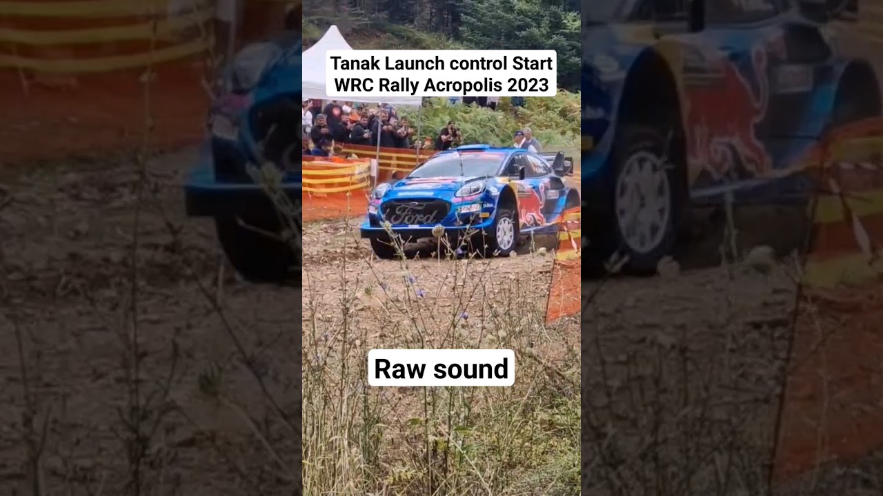 Tanak launch control start WRC Rally Acropolis 23 #wrc #rally #rallye #start #motorsport #realsound