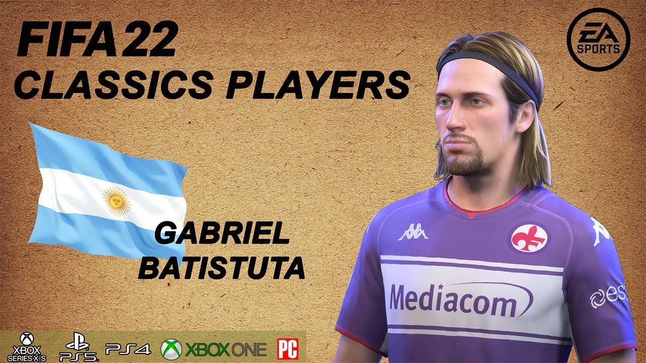 FIFA 22 - How to create GABRIEL BATISTUTA (Classics Players)