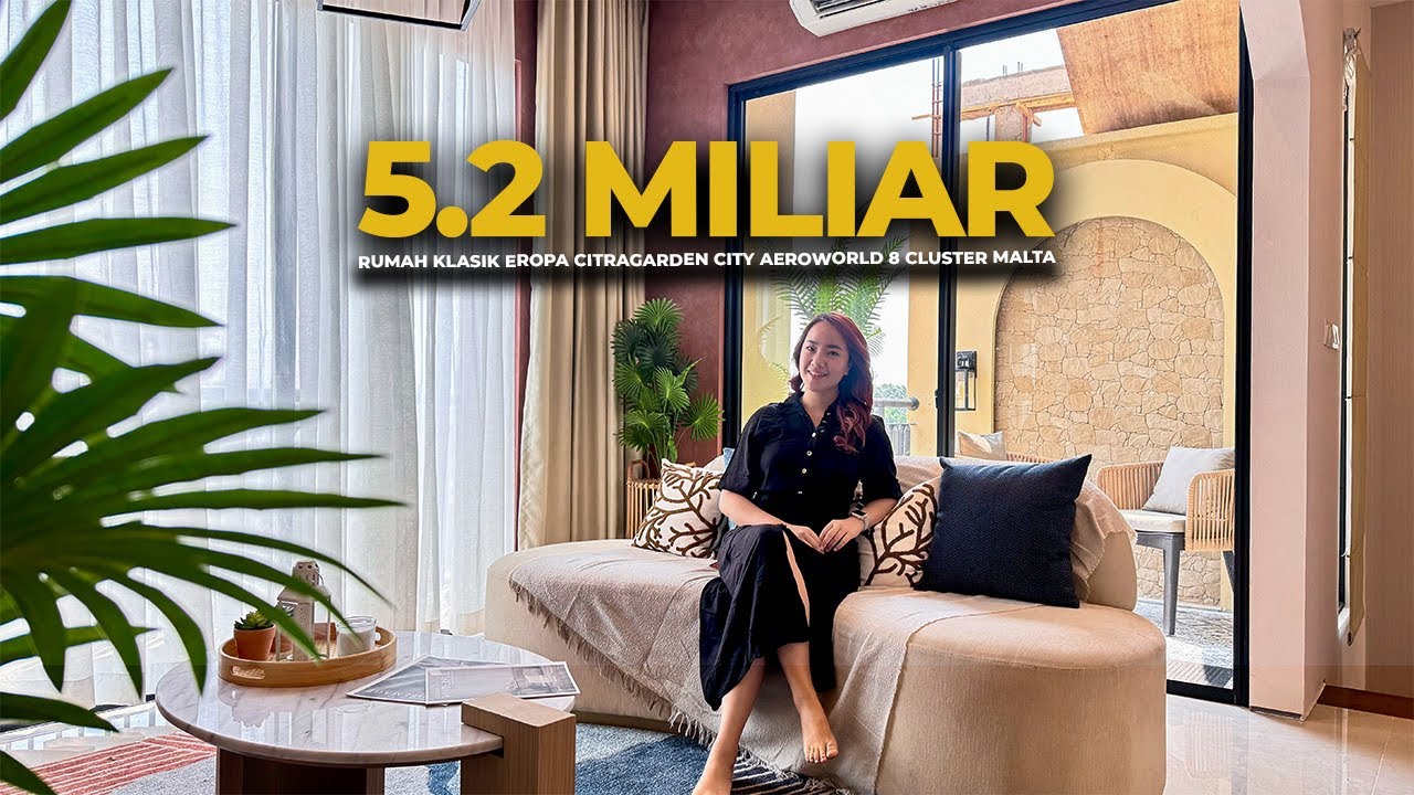 Rumah Klasik Eropa Malta CitraGarden City Aeroworld 8 Citra 8 Jakarta Barat Harga 5M-an