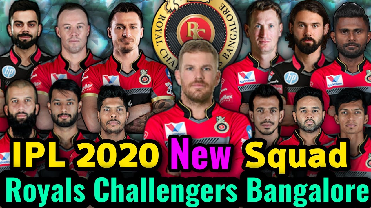IPL 2020 Royal Challengers Bangalore Full and Final Squad | RCB New Squad in IPL 2020 | RCB Squad