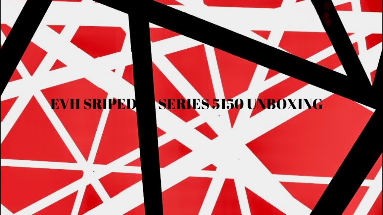 EVH Striped Series 5150 Guitar Unboxing (10/16/2025)