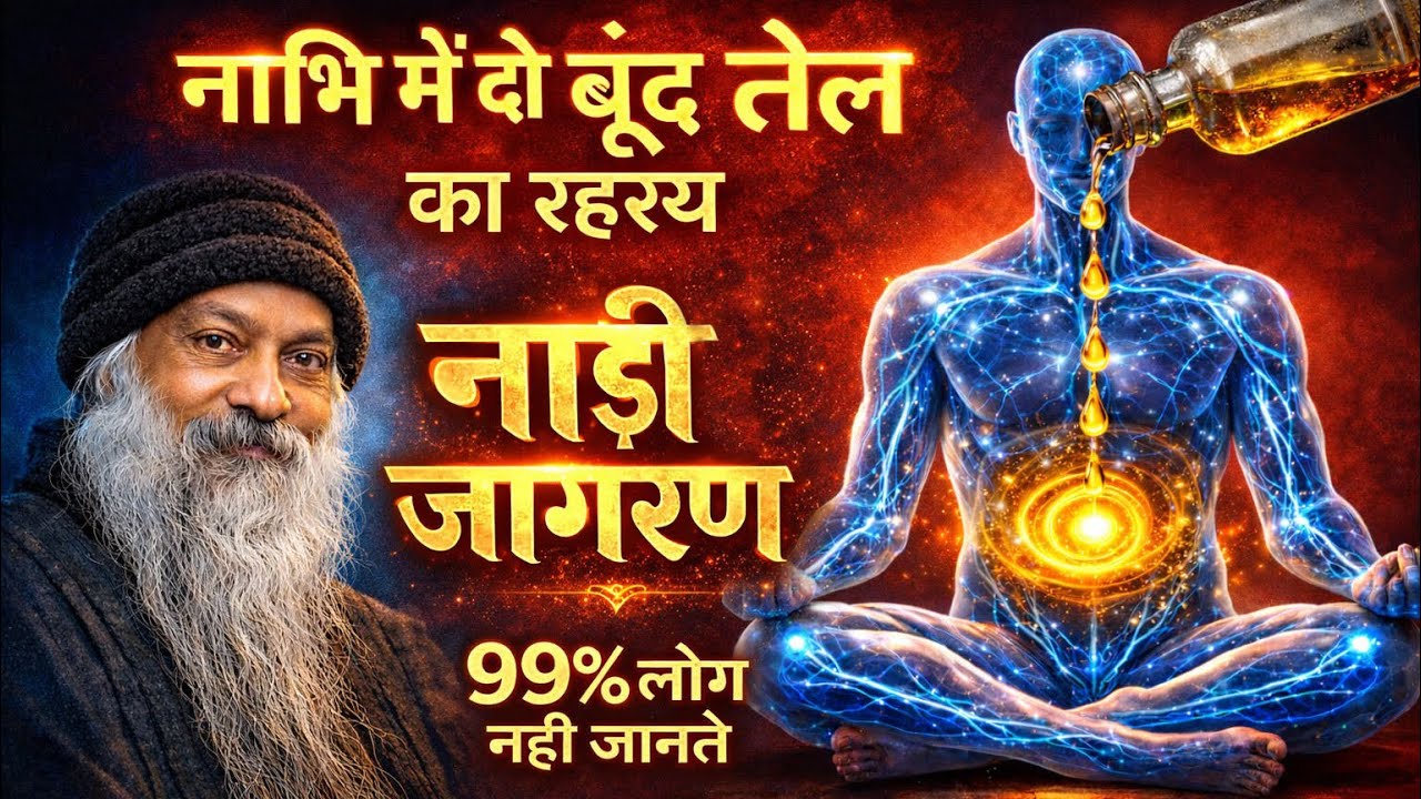 OSHO: नाभि में सिर्फ 2 बूंद तेल और शरीर में बदलाव | Pechoti Method Explained #osho