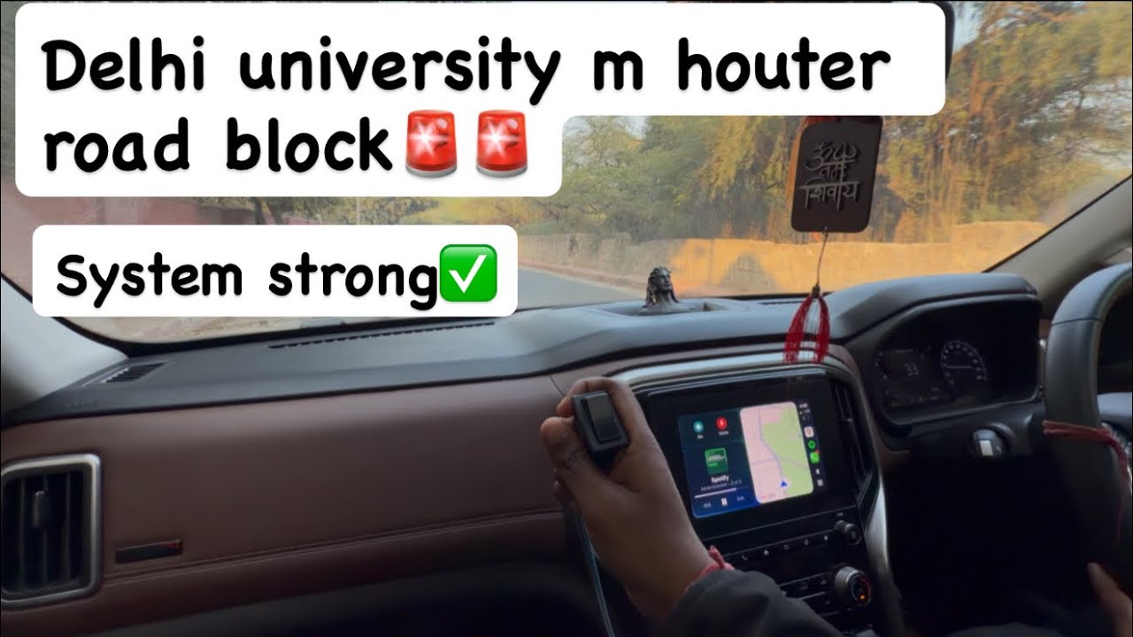 System strong Delhi university block Scorpio N Z black. #mahindrathar #scorpion #trending #bigdaddy