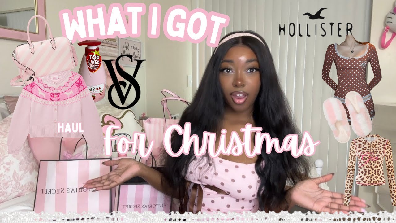 What I got for Christmas 🎀 Pink Cozy Girly HAUL | 2025