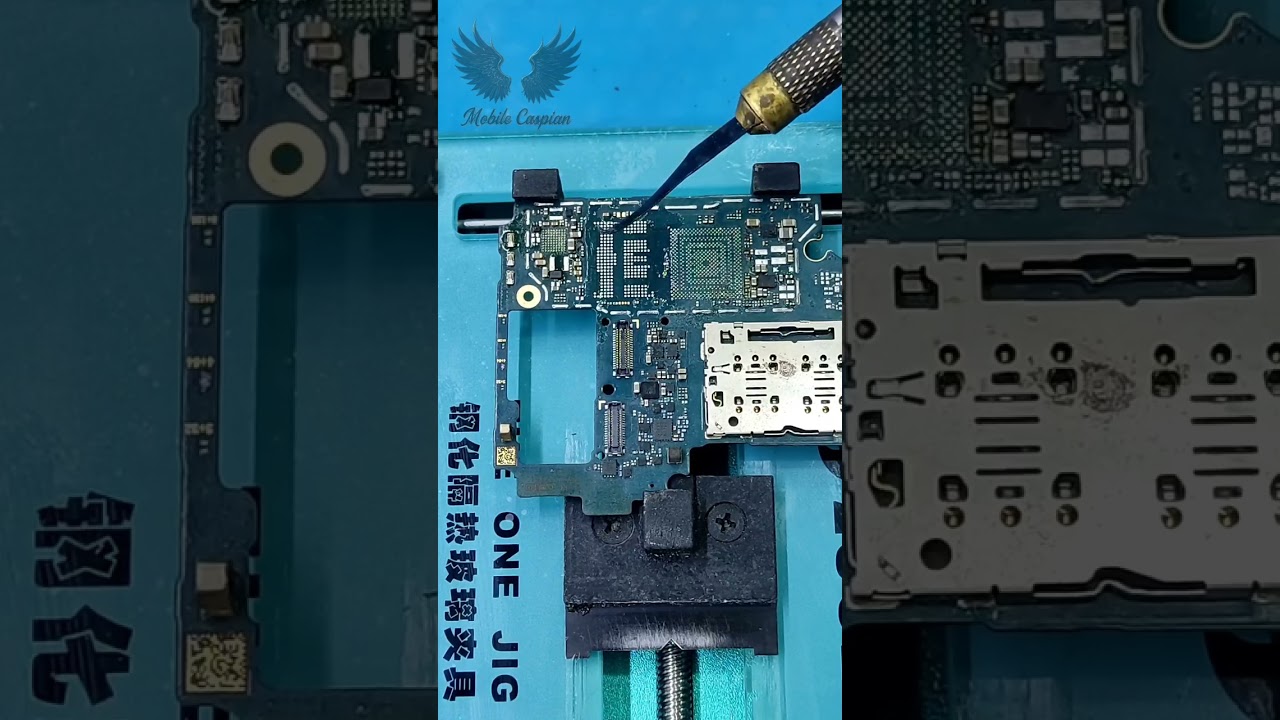ساده ترین روش زدن ic در تعمیرات موبایل #ریبال #هارد #تعمیرات #ic #cpu #لایک #آیفون #smartphone