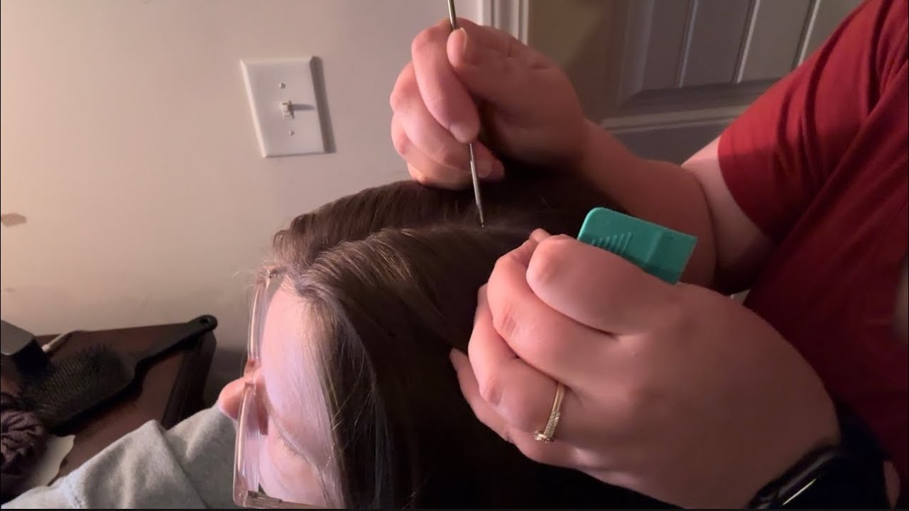 ASMR | we did scalp checks and shoulder massages on each other ✨