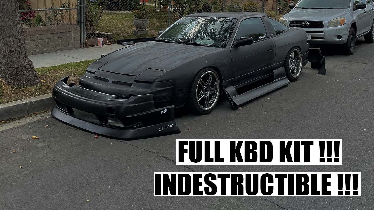 240sx ПОЛНЫЙ УСТАНОВКА ОБВЕСНОГО КОМПЛЕКТА KBD !!!