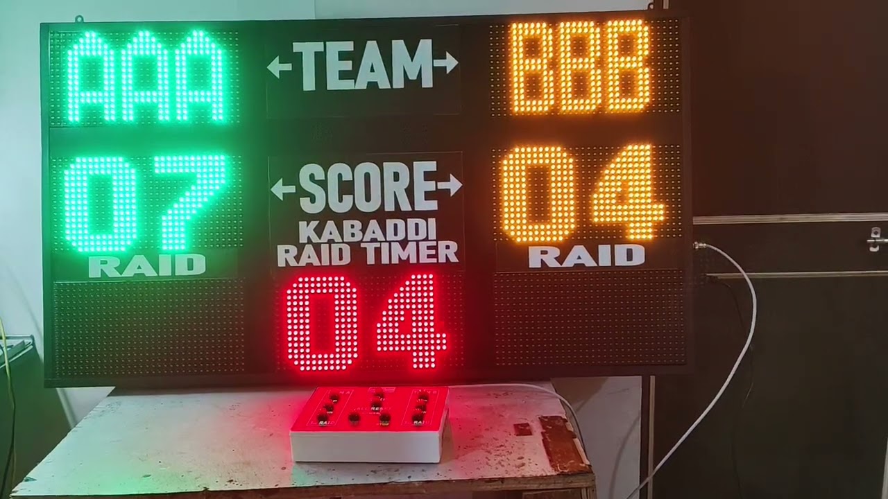 Kabaddi Score Board Display | Available on IndiaMART