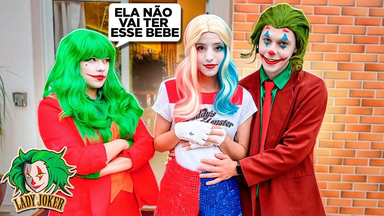 A LADY JOKER DESCOBRIU QUE A ARLEQUINA ESTÁ GRÁVIDA DO JOKER E VAI FAZER ELA PERDER O BEBÊ