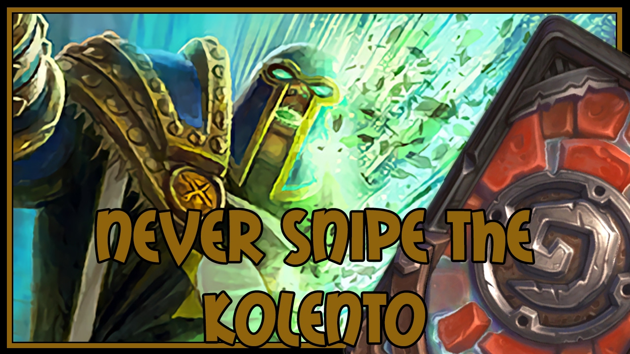 Hearthstone: Never snipe the kolento (jade druid)