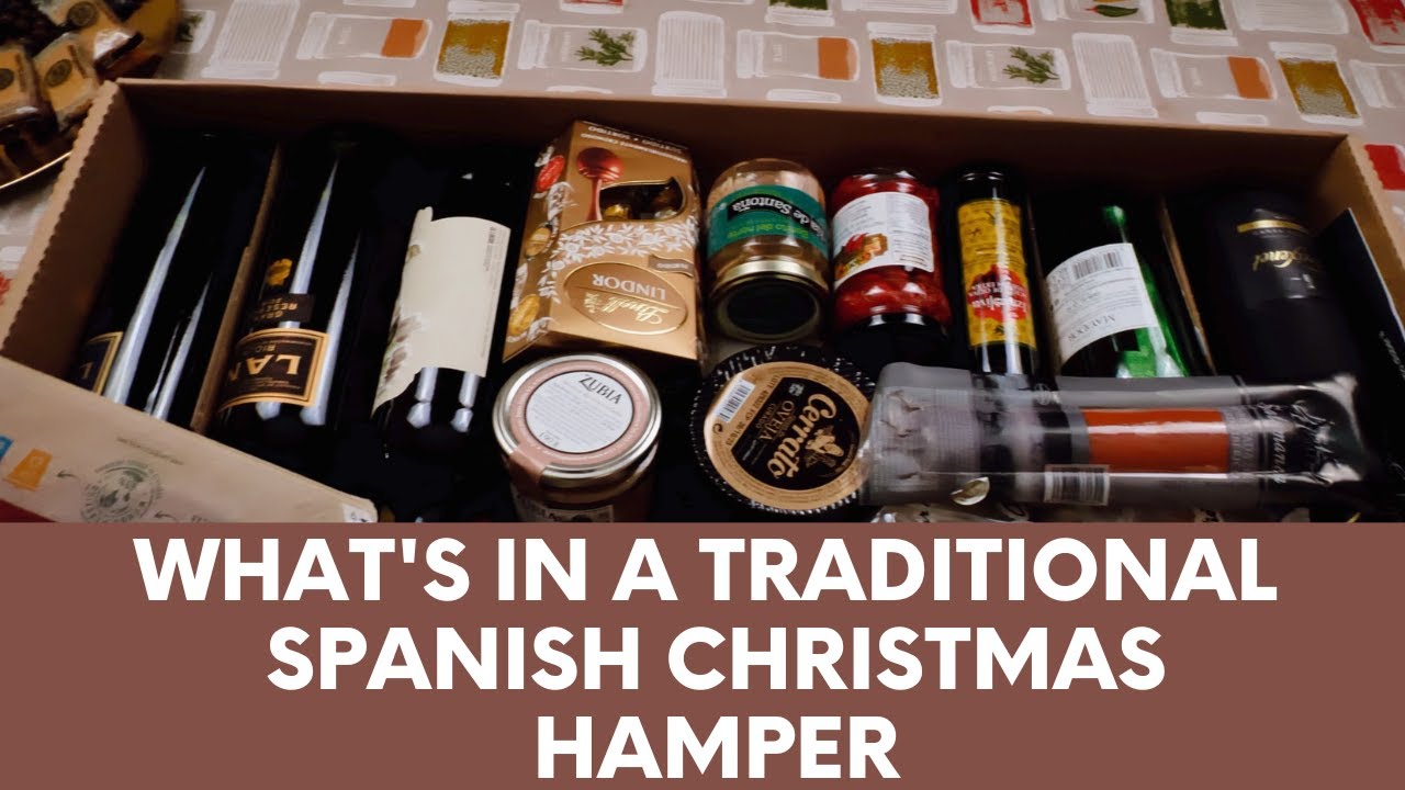 What's inside a typical Spanish Christmas hamper/box