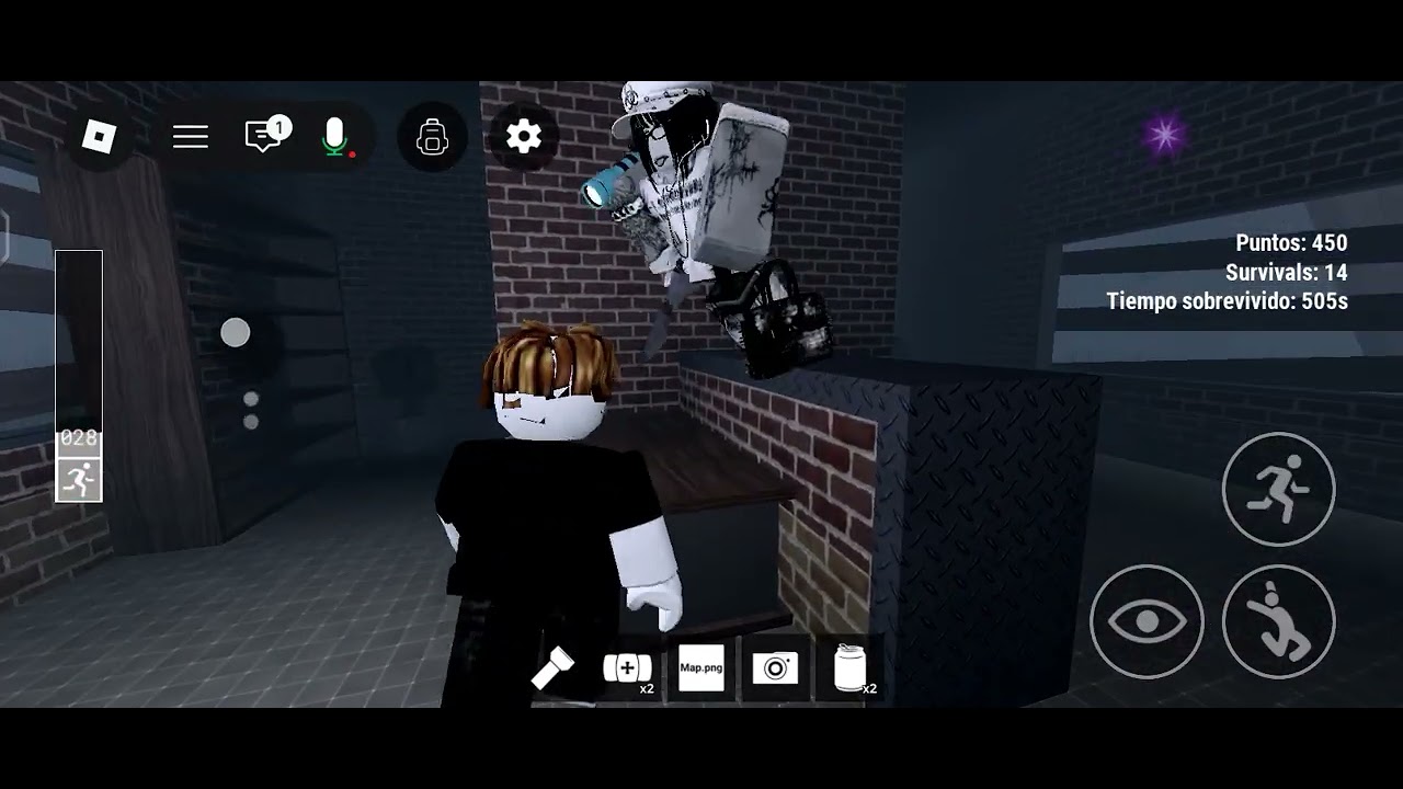 Jugando sobrevive al ayuwoki xd con un amigo 