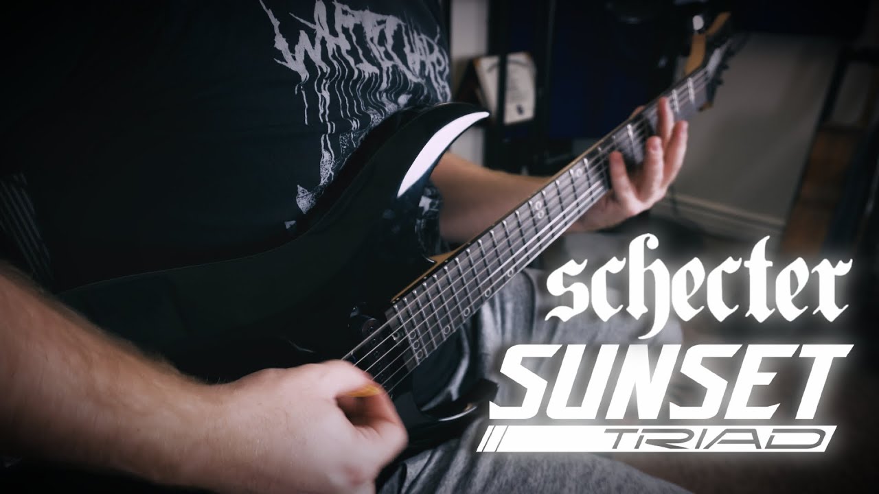 TRIPLE COIL FOR DOWNTUNED CHUGS - Schecter Sunset Triad 6 Pop Punk/Easycore Playthrough
