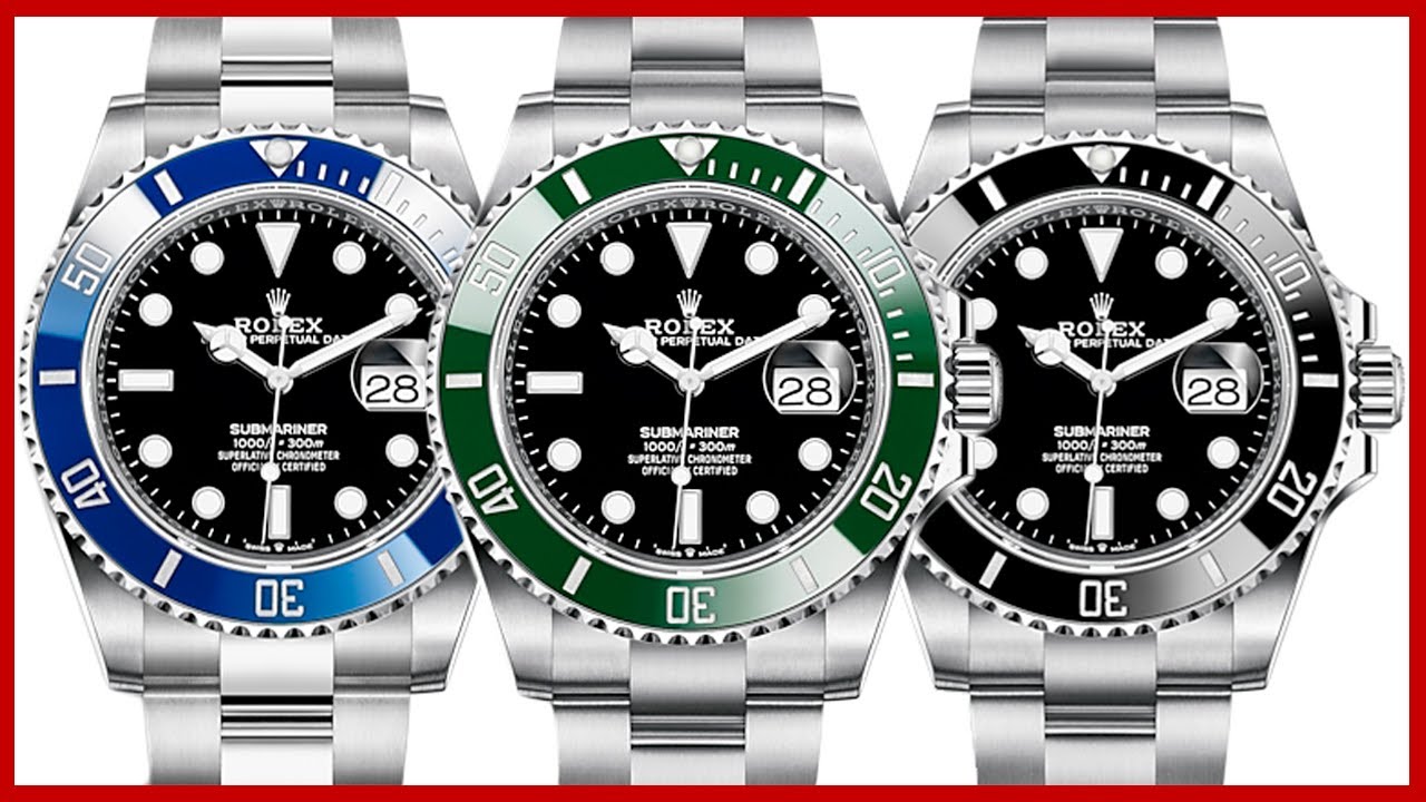 ▶Rolex 2020 Submariner White Gold vs. Steel COMPARISON (126619LB vs. 126610LV vs. 126610 LN)
