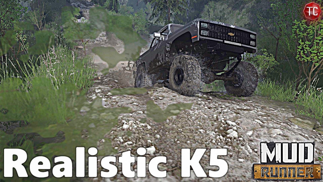 SpinTires MudRunner: MOST REALISTIC K5 Blazer Mod!?