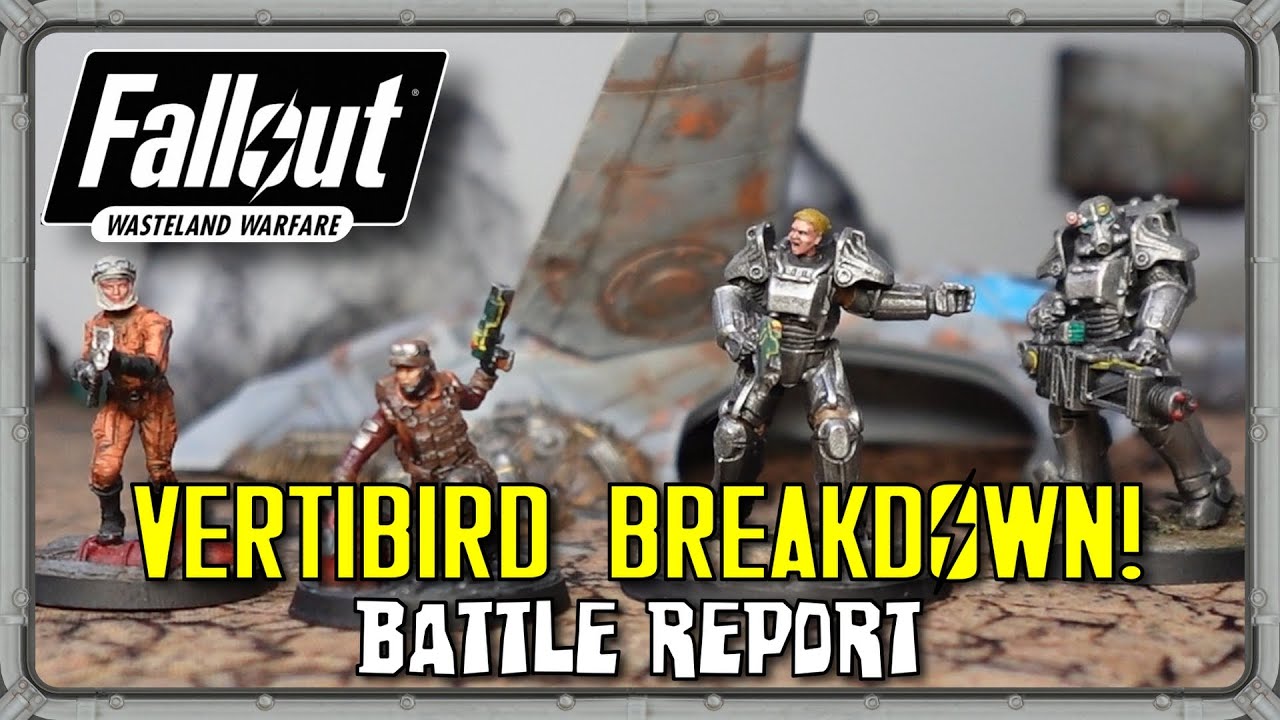 Brotherhood of Steel vs ALL THE BUGS! - Fallout Wasteland Warfare Battle Report
