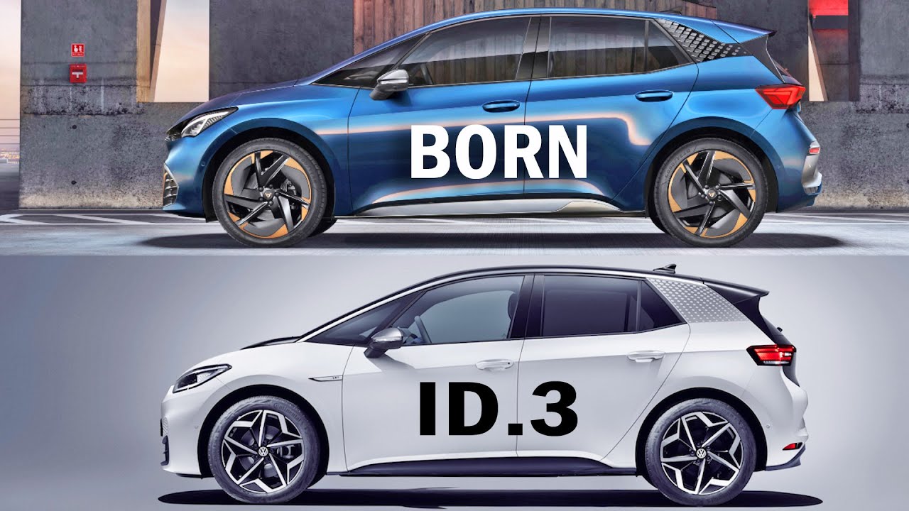 New CUPRA Born vs Volkswagen ID.3, electric car compare