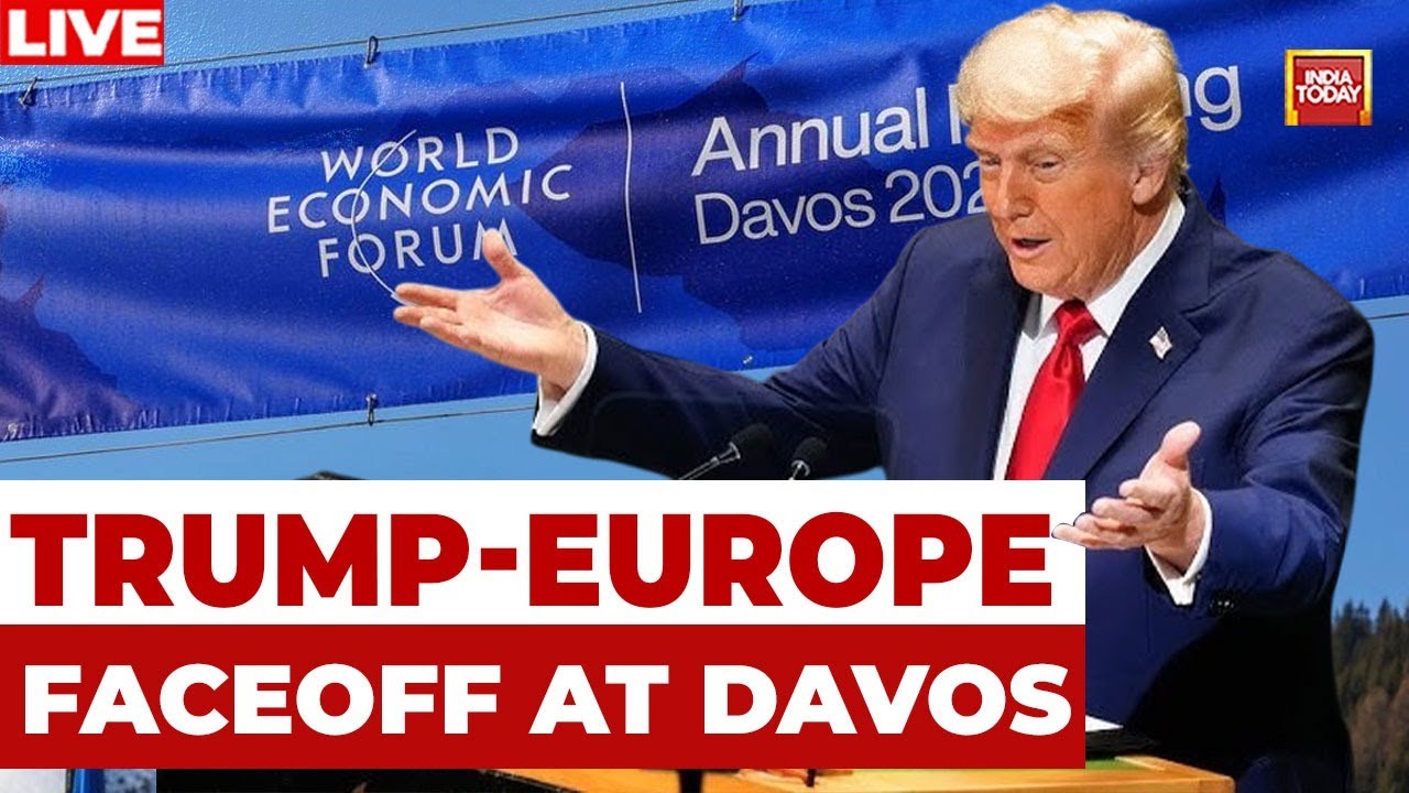 Donald Trump LIVE | White House Says Details Of Trump’s Greenland Deal Not Yet Final | Trump Davos