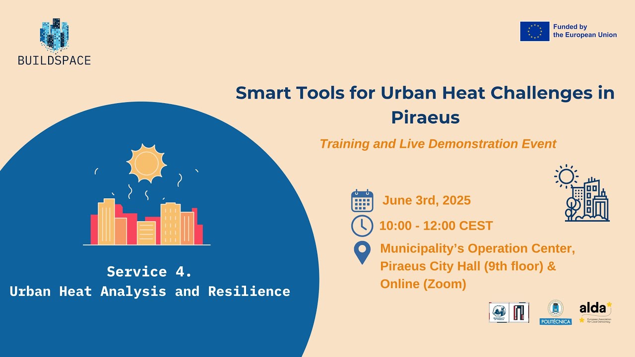 BUILDSPACE - Smart Tools for Urban Heat Challenges in Piraeus