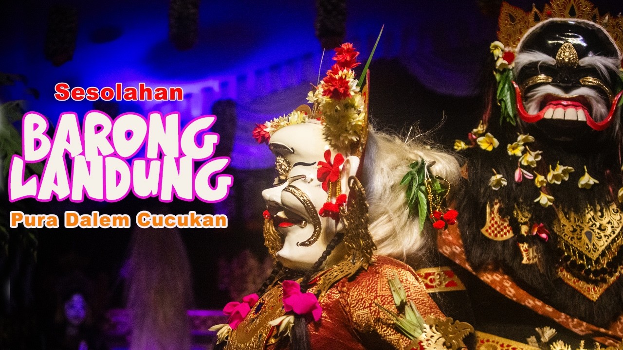Sesolahan Barong Landung di Pura Dalem Cucukan Oleh Komunitas Seni Siung Bang