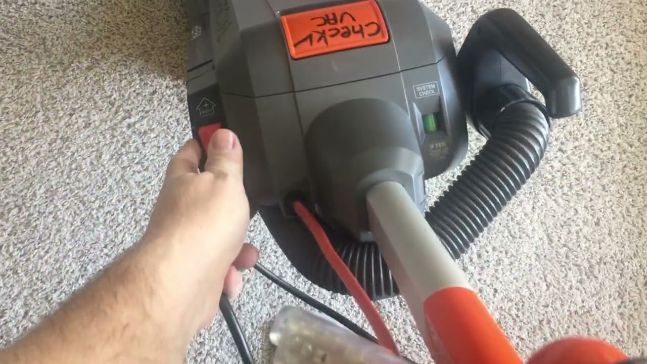 Oxy-Dry comparing soil removed from my carpet using the Hoover Hushtone and the Workhorse vacuum