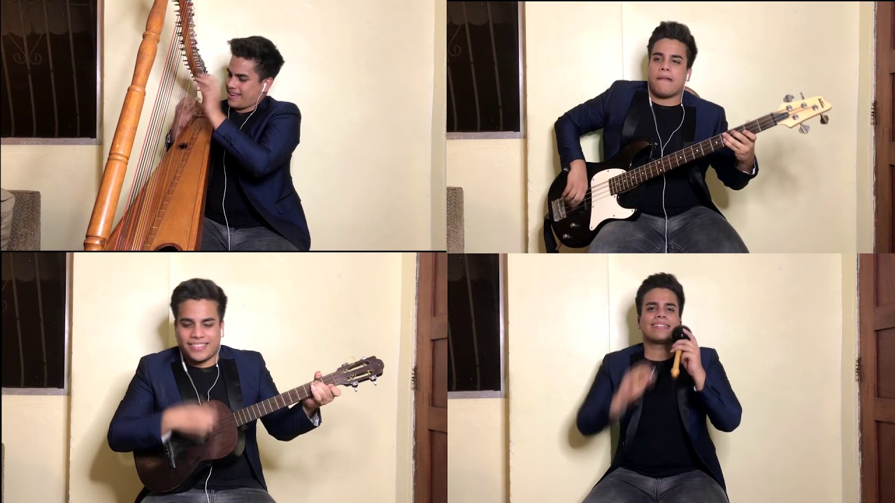 Pajarillo Joropo  Arpa cuatro Maracas y bajo Johnny Jimenez Arpa