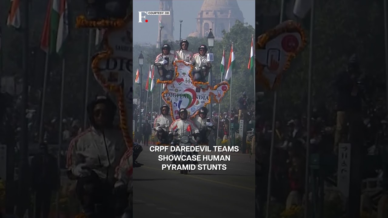 India: CRPF and SSB Daredevils Perform Stunts at Republic Day Parade | N18G