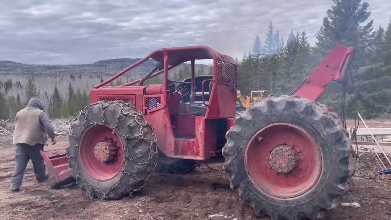 Logging and cruising with the old 230 Timberjack skidder