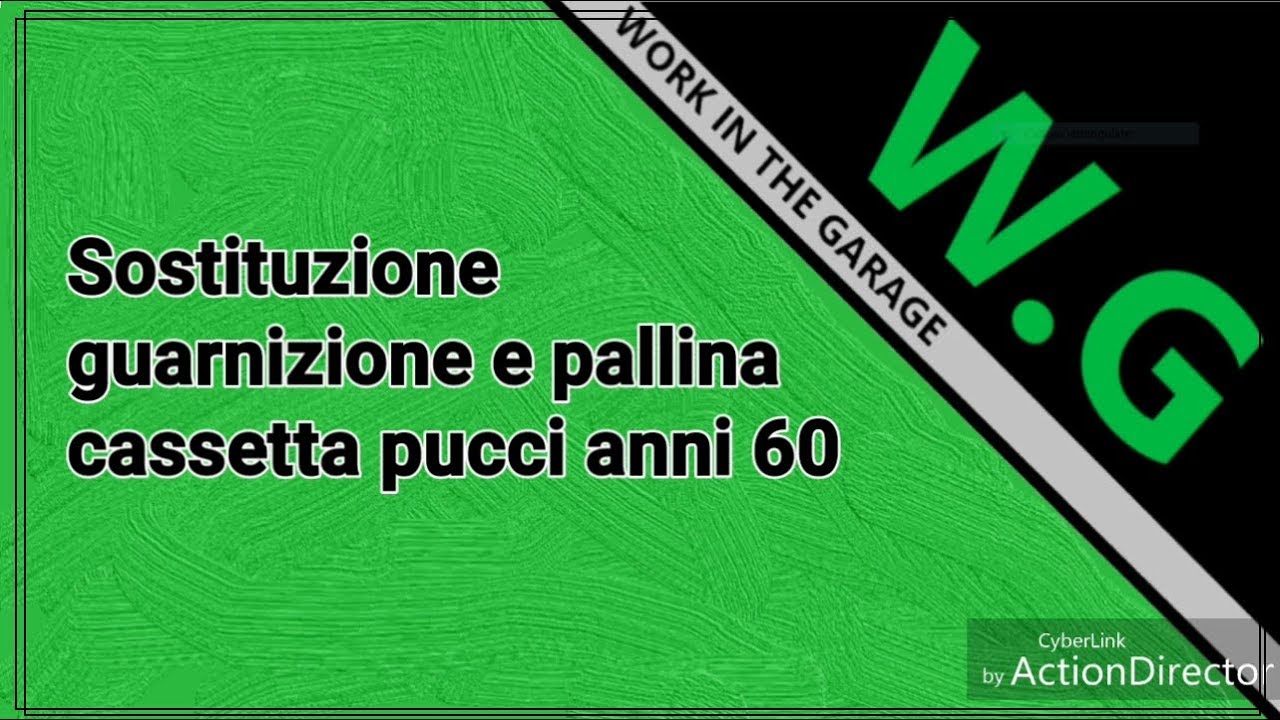 sostituzione guarnizione cassetta wc pucci.