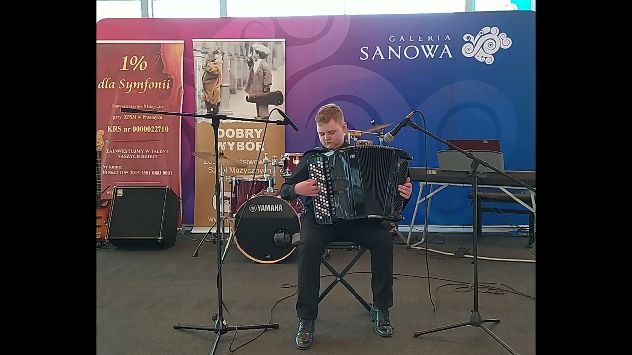 Michał Stochel - akordeon // Koncert Wielkanocny - Galeria Sanowa - 09.04.2022