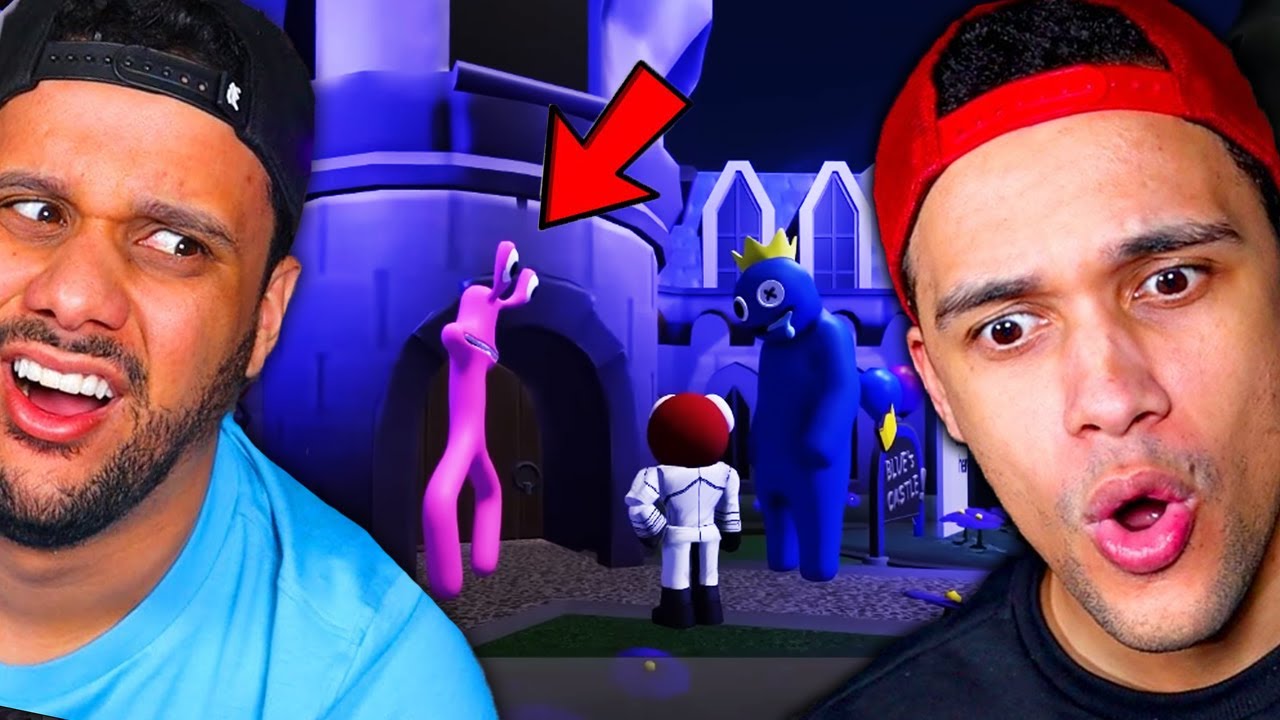 MONSTRO ROSA APARECEU? NUNCA VOLTE NO PARQUE DO AZUL BABÃO NO ROBLOX!! (CAPÍTULO 2 Rainbow Friends)