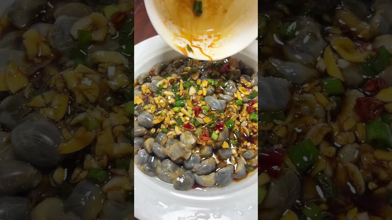生呛泥螺很多人吃不了，可以试试热呛泥螺，做法简单老人小孩都可以吃#黄泥螺 #海鲜原产地 #真材实料才能做出好味道 #快来一起尝个鲜