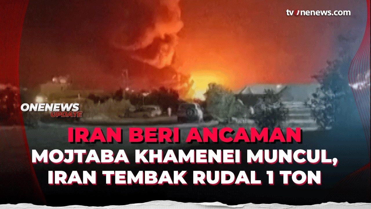Ngamuk! Iran Luncurkan Rudal Berhulu Ledak 1 Ton usai Mojtaba Khamenei Muncul | OneNews Update