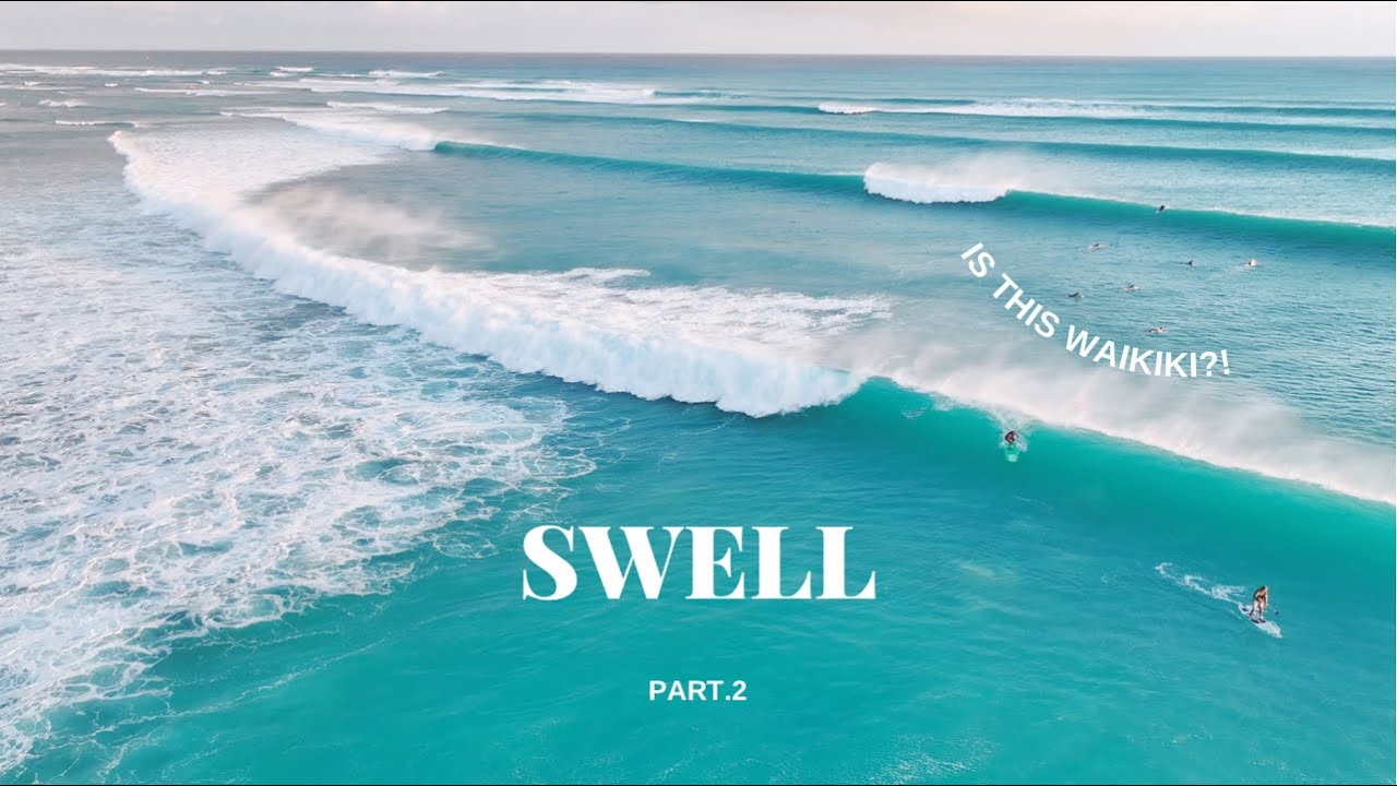 【4K】Summer Swell Part 2/  The largest swell in 5 years📍Waikiki/ Ala Moana, HAWAII