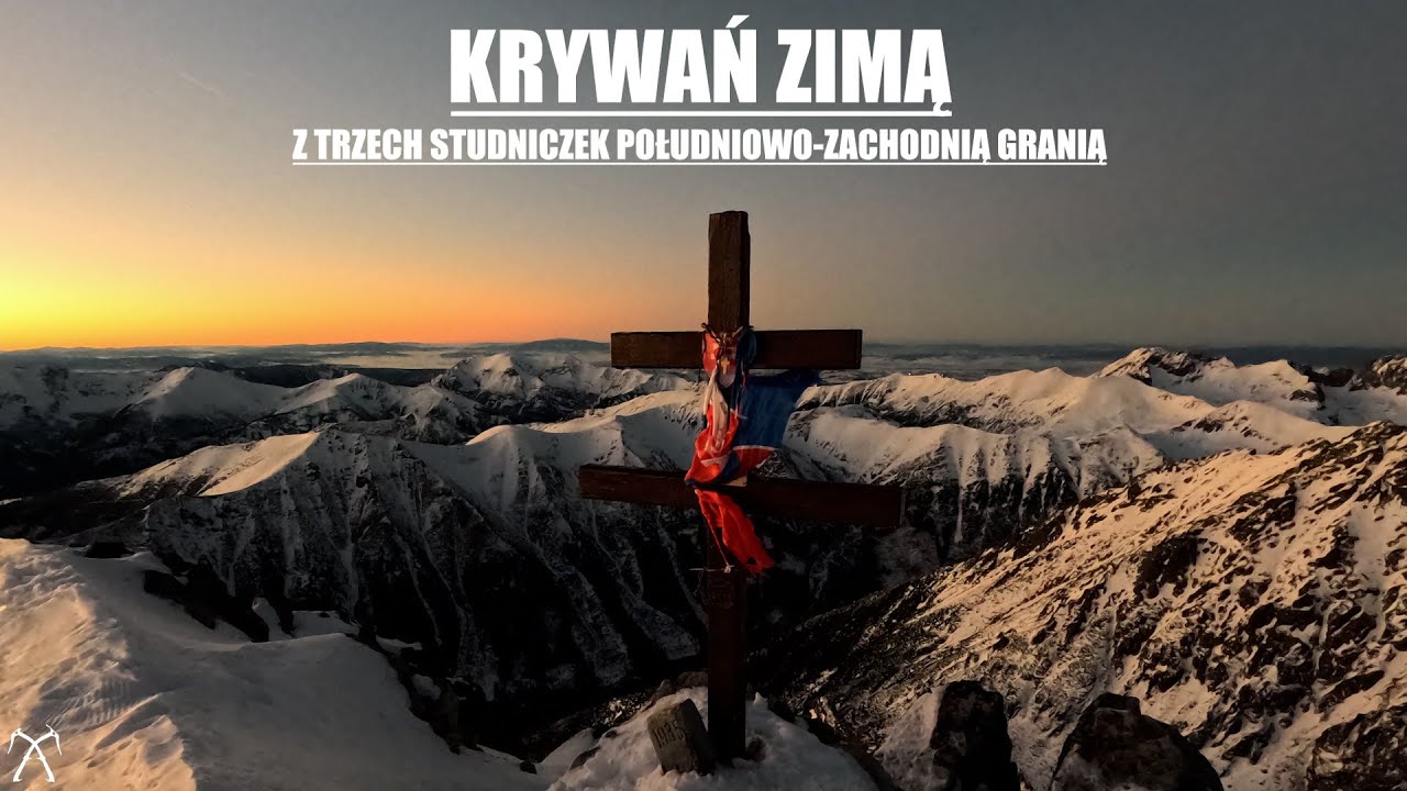 Tatry - Krywań zimą (z Trzech Studniczek południowo-zachodnią granią)