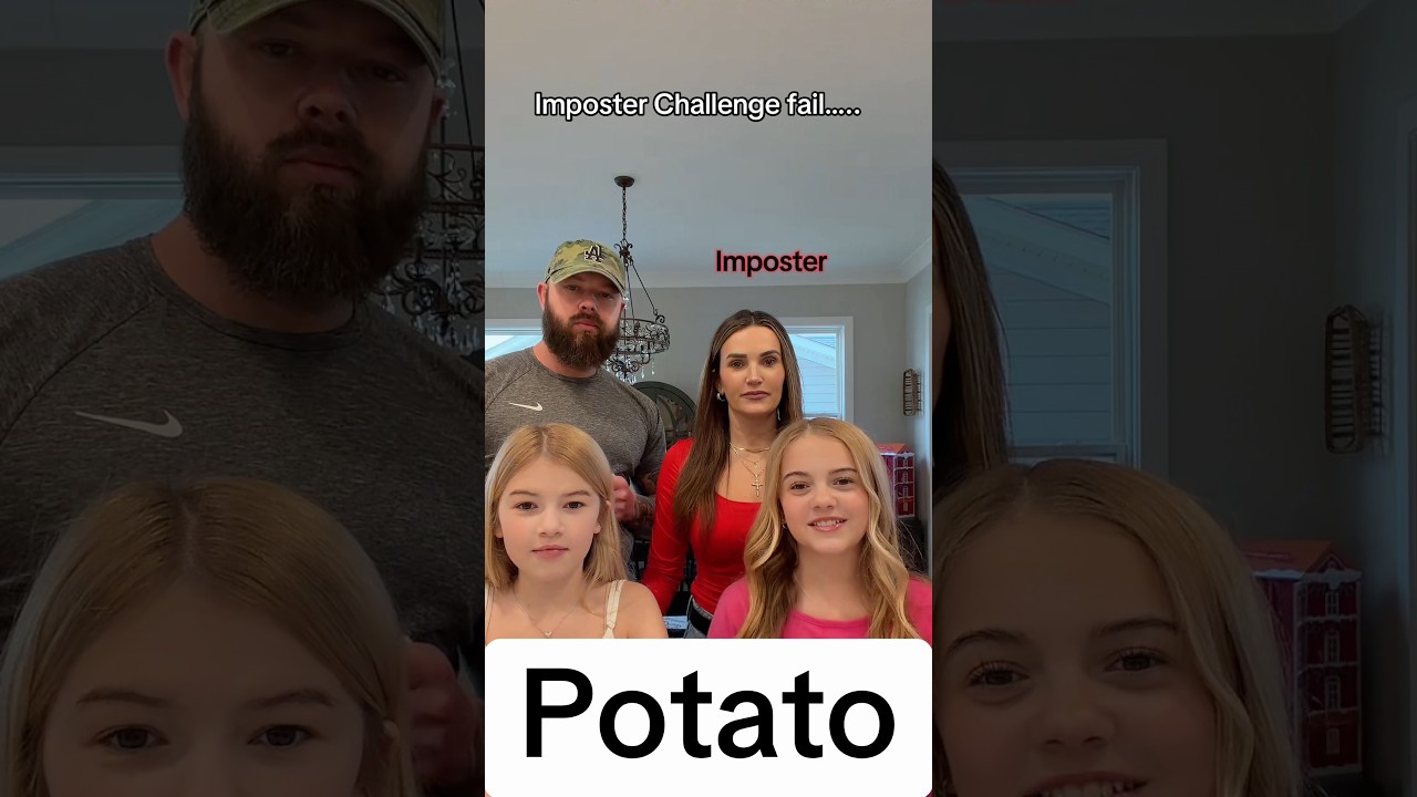 Imposter family challenge FAIL 😂💀 