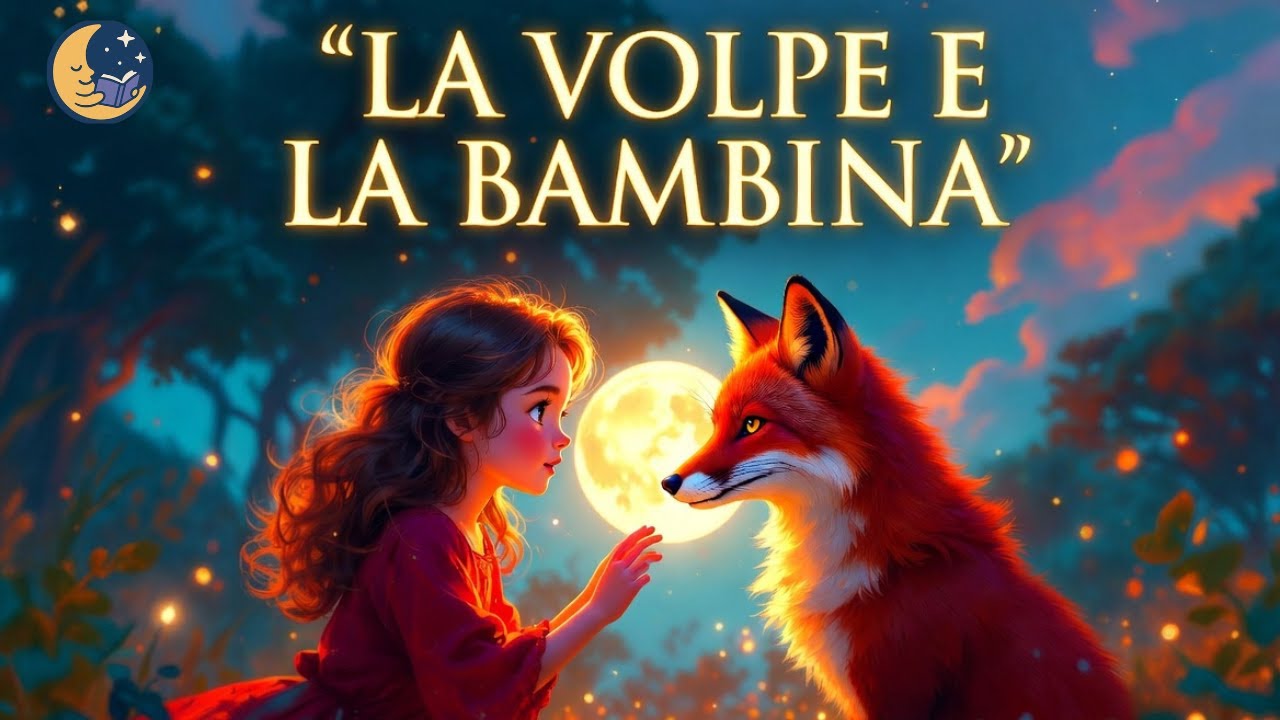 🦊LA VOLPE E LA BAMBINA: IL SEGRETO NASCOSTO NEL BOSCO ILLUMINATO DALLA LUNA | FIABA SULL'AMICIZIA