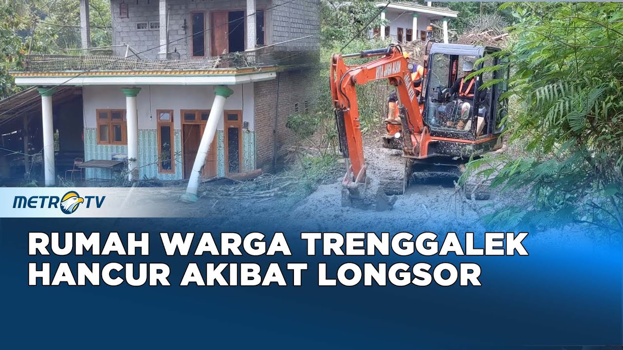 Longsor Trenggalek Makin Parah, Rumah Warga Hancur Bertambah