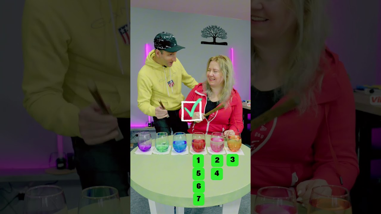 Guess the Sound! Water Glass Music Challenge 🎶💦