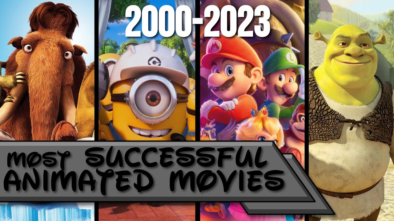 Most Successful Animated Movies 2000-2023 💰💵
