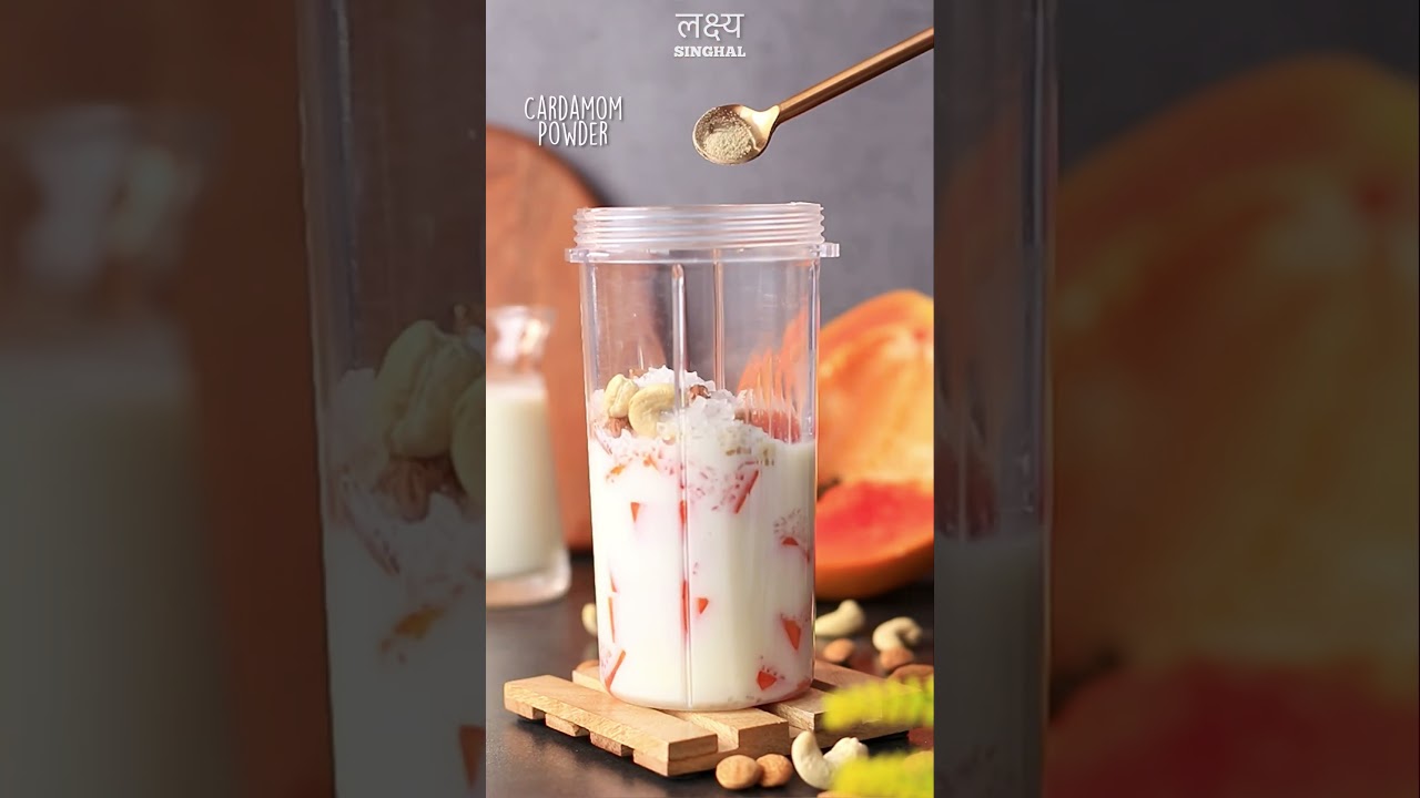 Papaya Shake #shake #papayashake