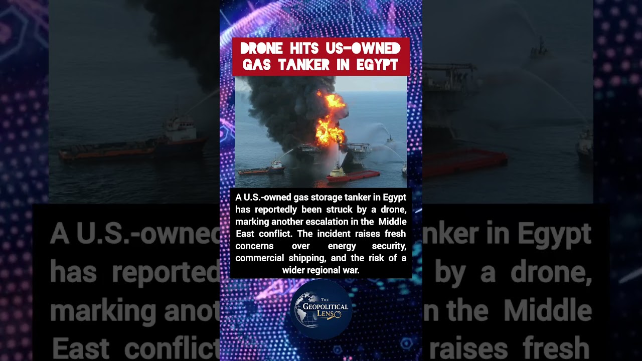 Drone Strike Hits US-Owned Gas Tanker in Egypt