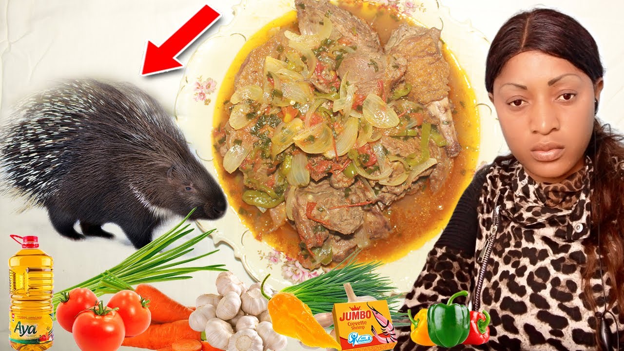 Comment préparer la viande de brousse (porc épic)